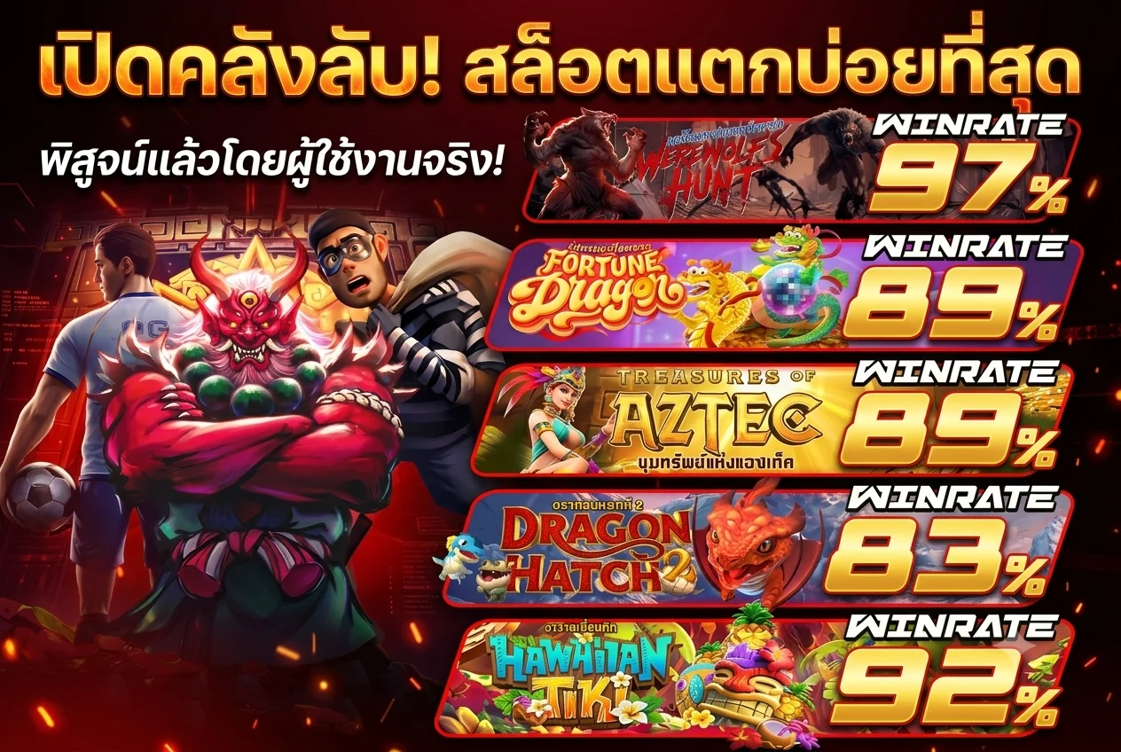 สล็อตออนไลน์แตกดีจากค่ายชั้นนำที่ Roobet
